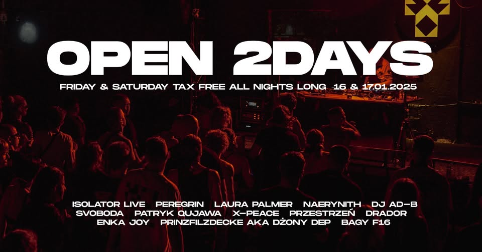 TRANSFORMATOR OPEN 2DAYS tax free (16.01, 17,01)