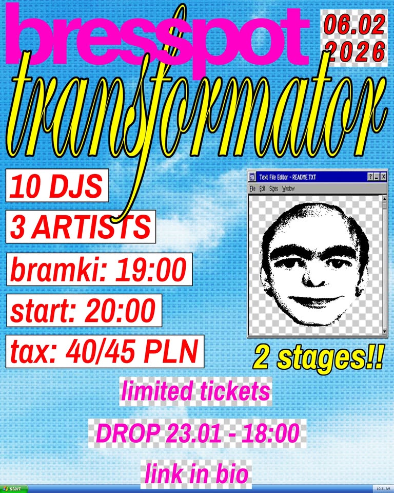 BRESSPOT X TRANSFORMATOR: 10 DJ’S + 3 KONCERTY