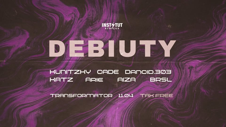INSTYTUT DŹWIĘKU debiuty x TFR tax free