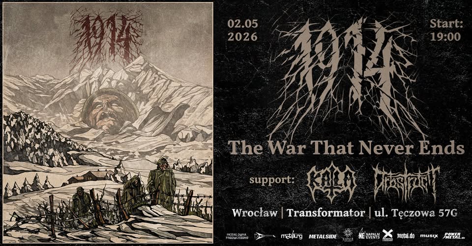 The War That Never Ends: 1914, KATLA, Orbstruct | Wroclaw, Transformator | 02.05.2026