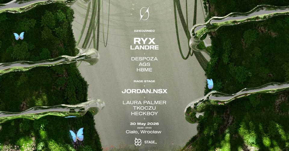 PARANØIA: RYX | LANDRE | JORDAN.NSX | 30.05.2026 Ciało, Wrocław