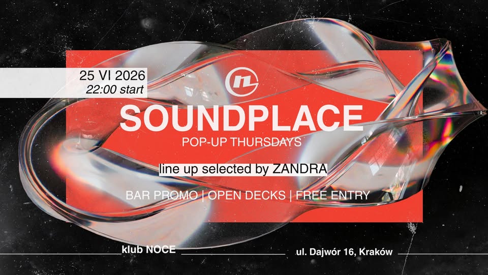 25.06 | SOUNDPLACE: SOUND&BAR | FREE ENTRY | BAR PROMO