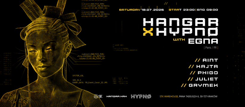 HANGAR x HYPNØ w. Egna [Paris/FR]