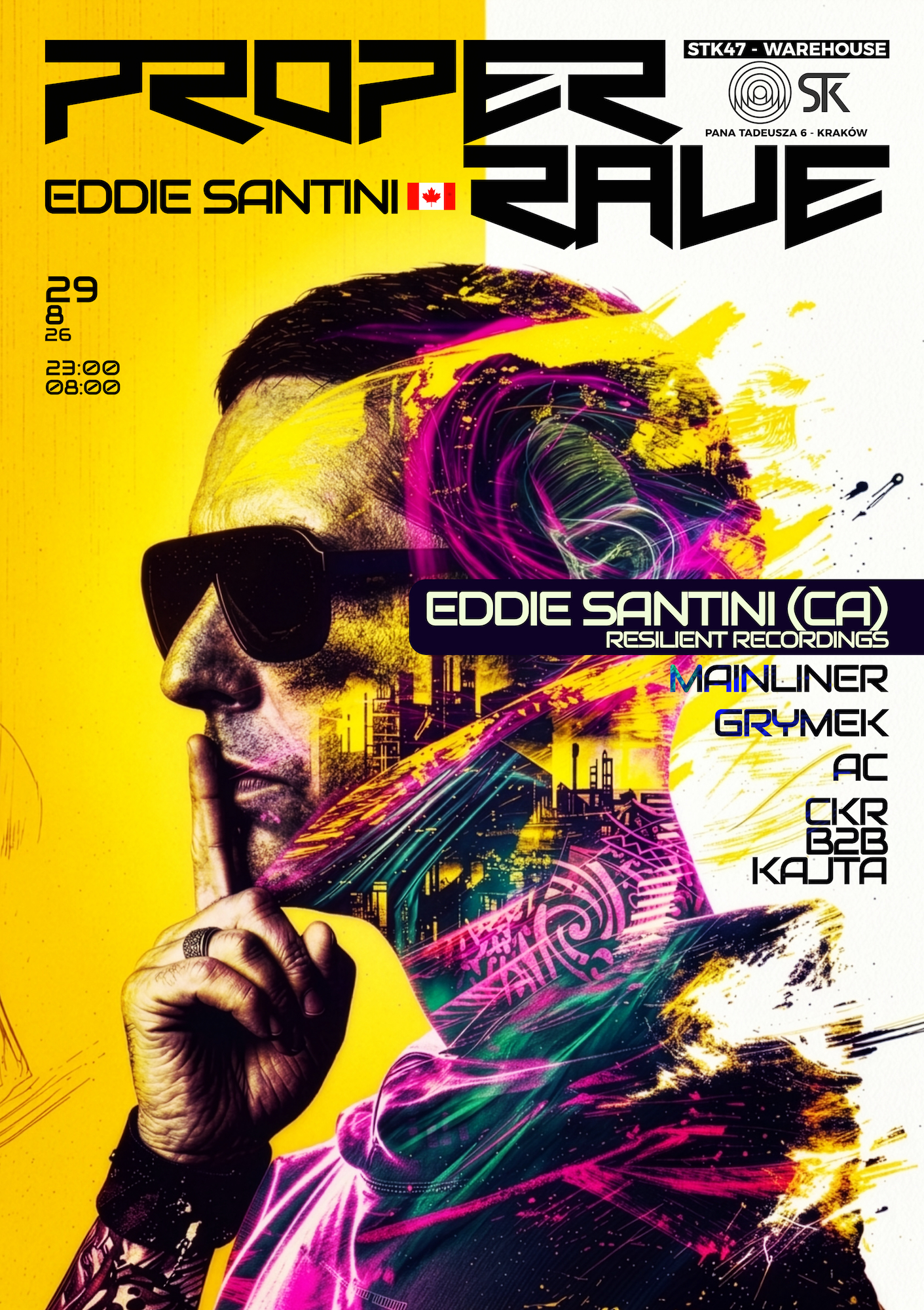 PROPER ACID TECHNO RAVE w\ Eddie Santini