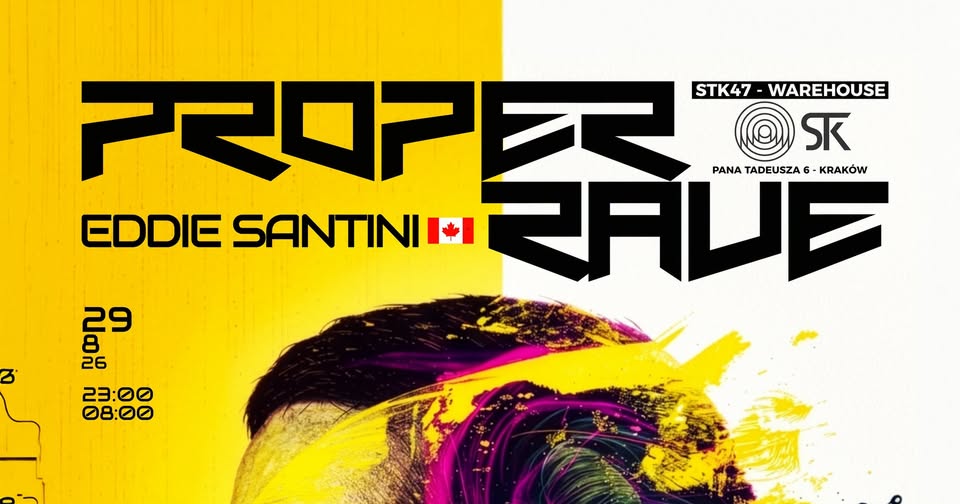 PROPER ACID TECHNO RAVE w/ EDDIE SANTINI